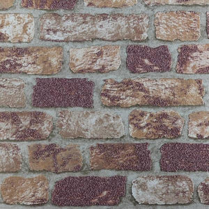 Brick Effect Wallpaper - RD409