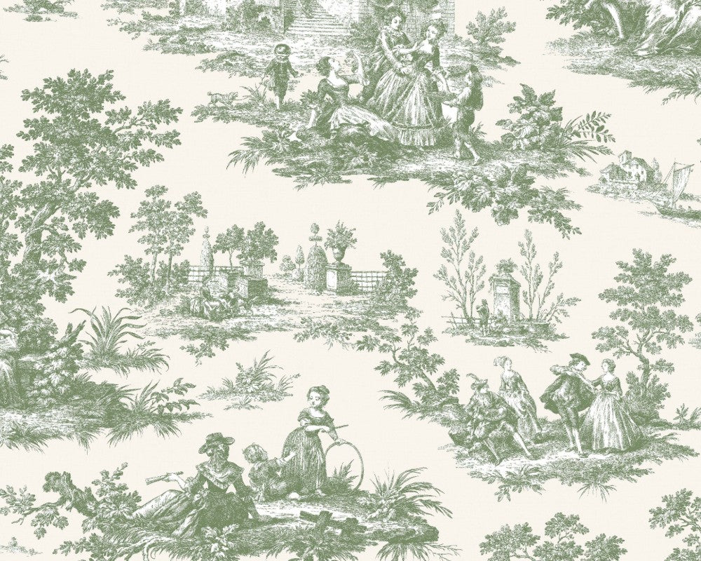 RW3484045P Toile Wallpaper