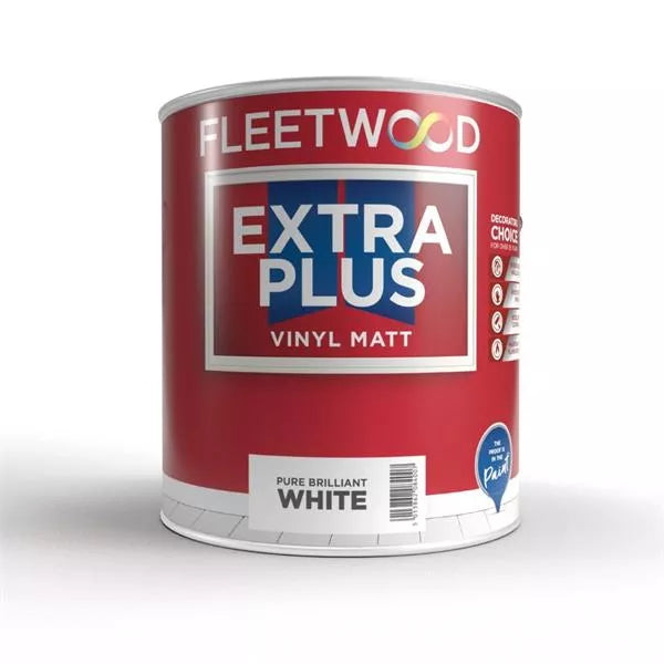 fleetwood extra plus vinyl matt white 2.5 L